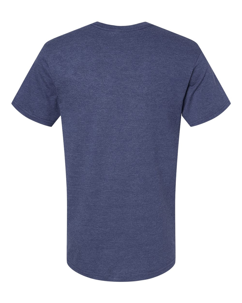 CVC V-Neck Tee - Back - B08427653 - Heather Indigo