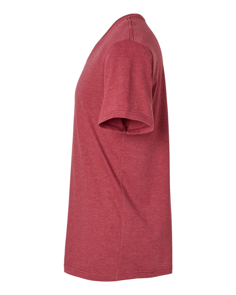 CVC V-Neck Tee - DirectSide - B08427703 - Heather Cardinal