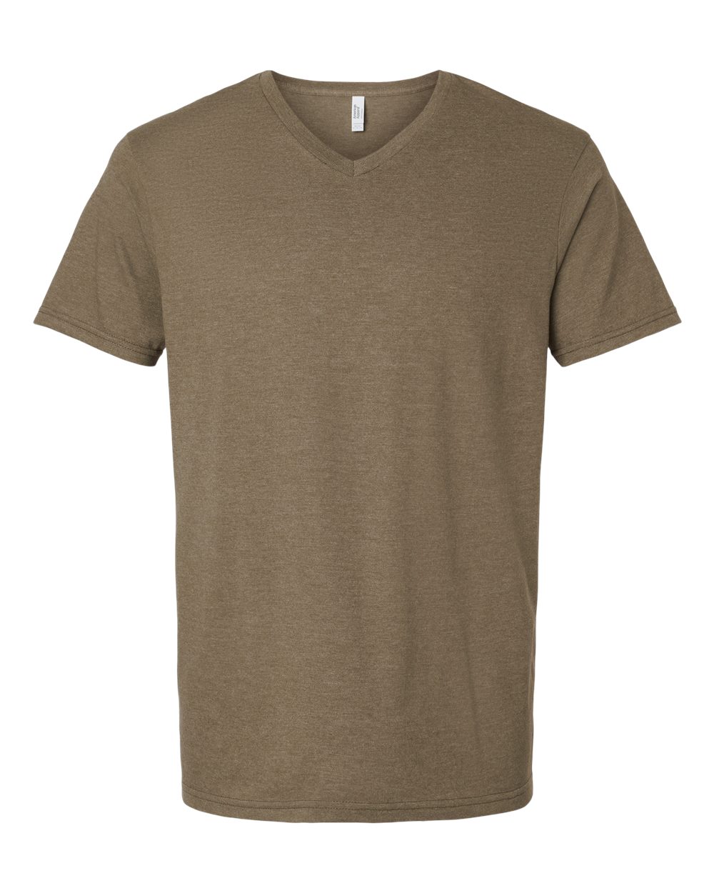 CVC V-Neck Tee - Front - B08427543 - Heather Army
