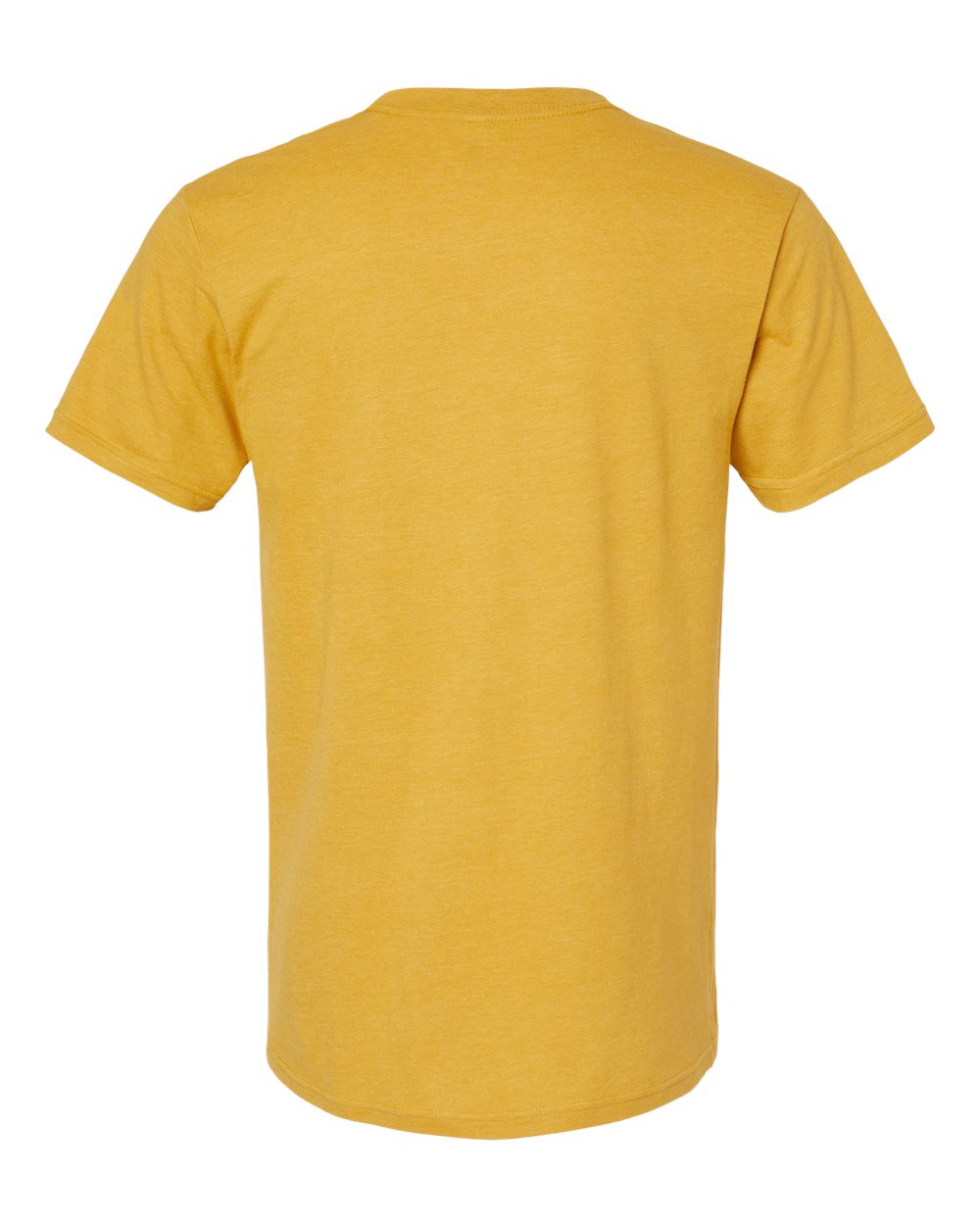 CVC Tee - Back - B08527403 - Heather Mustard