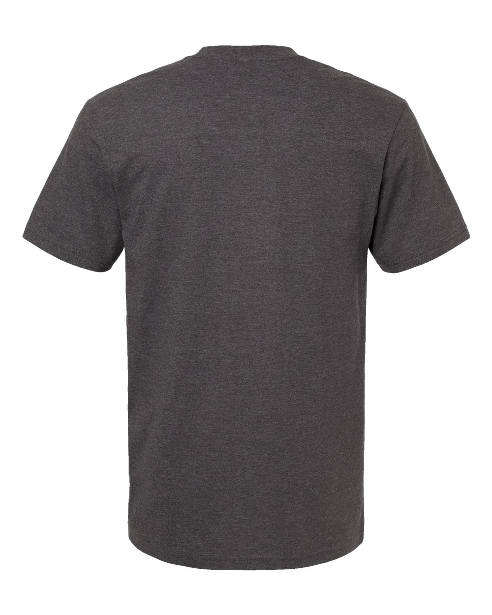 CVC Tee - Back - B08527473 - Heather Asphalt