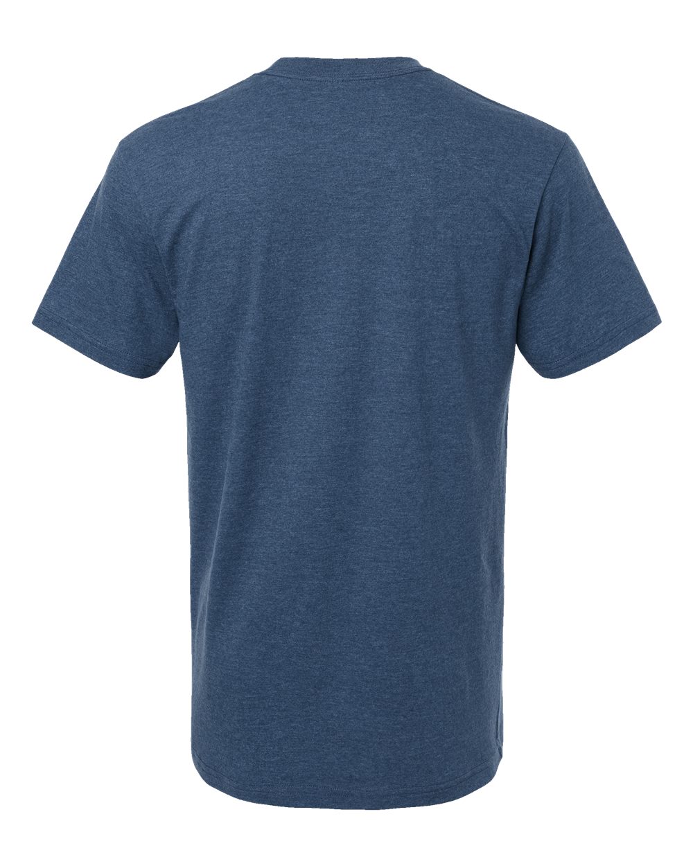 CVC Tee - Back - B08527643 - Heather Sea Blue