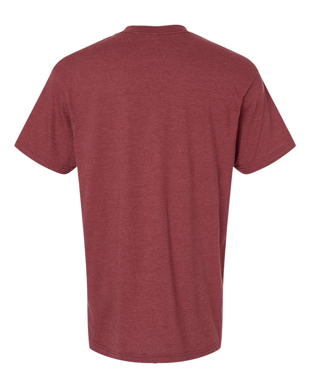 CVC Tee - Back - B08527713 - Heather Burgundy