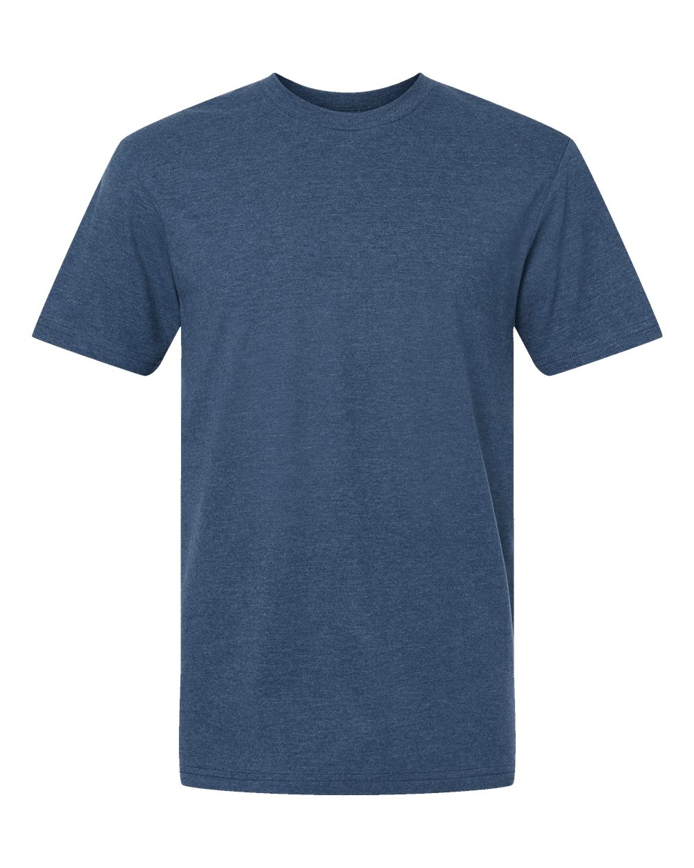 CVC Tee - Front - B08527643 - Heather Sea Blue