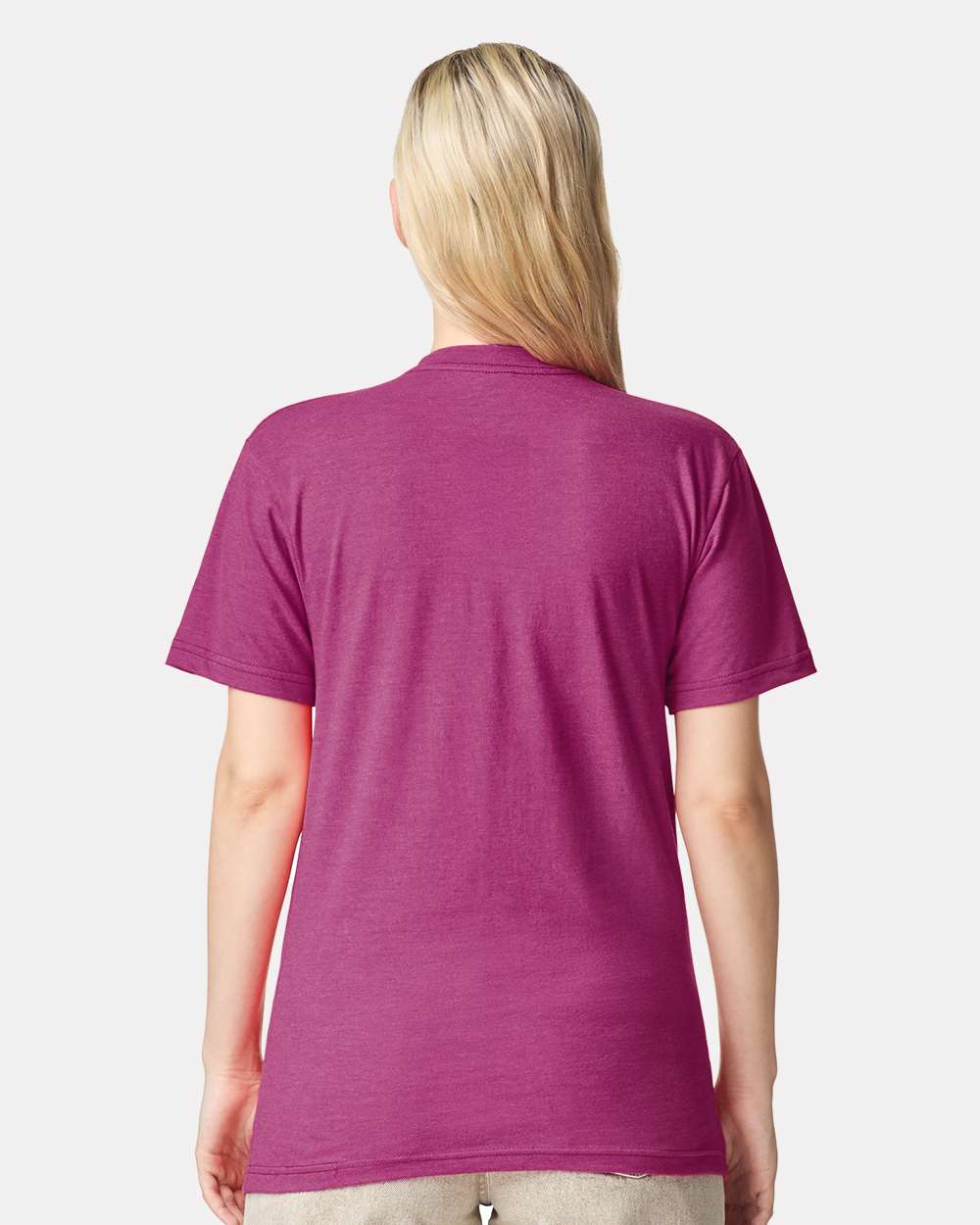 CVC Tee - OnModelBack - B08527313 - Heather Super Pink