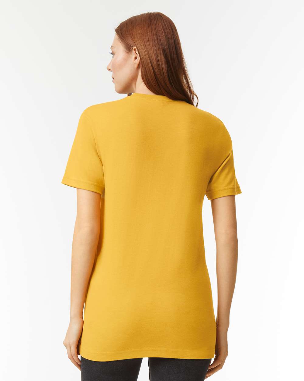 CVC Tee - OnModelBack - B08527403 - Heather Mustard