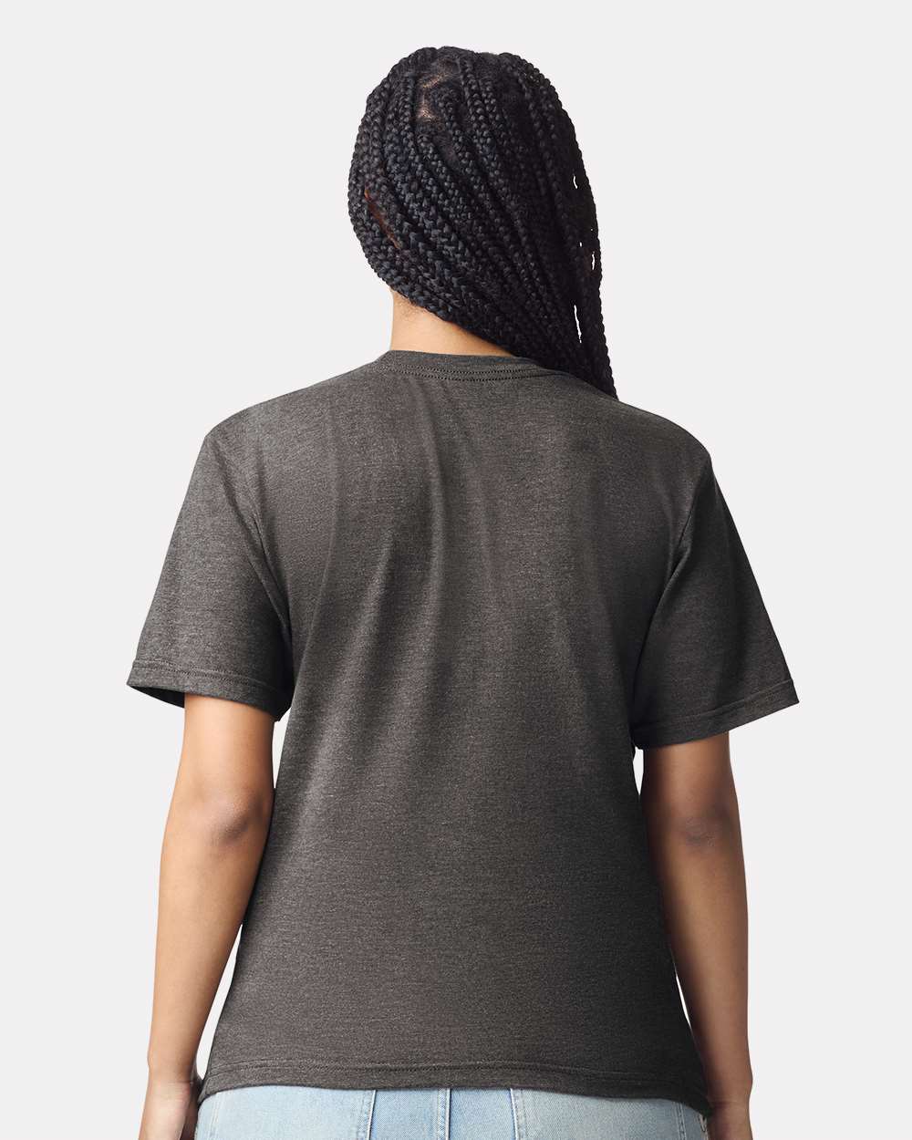 CVC Tee - OnModelBack - B08527473 - Heather Asphalt