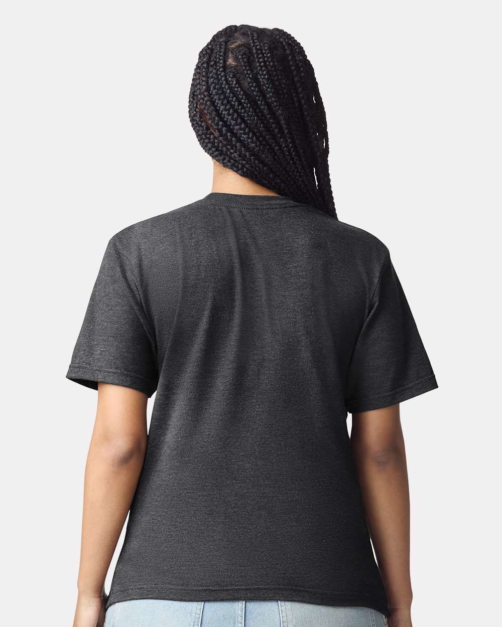CVC Tee - OnModelBack - B08527513 - Heather Black