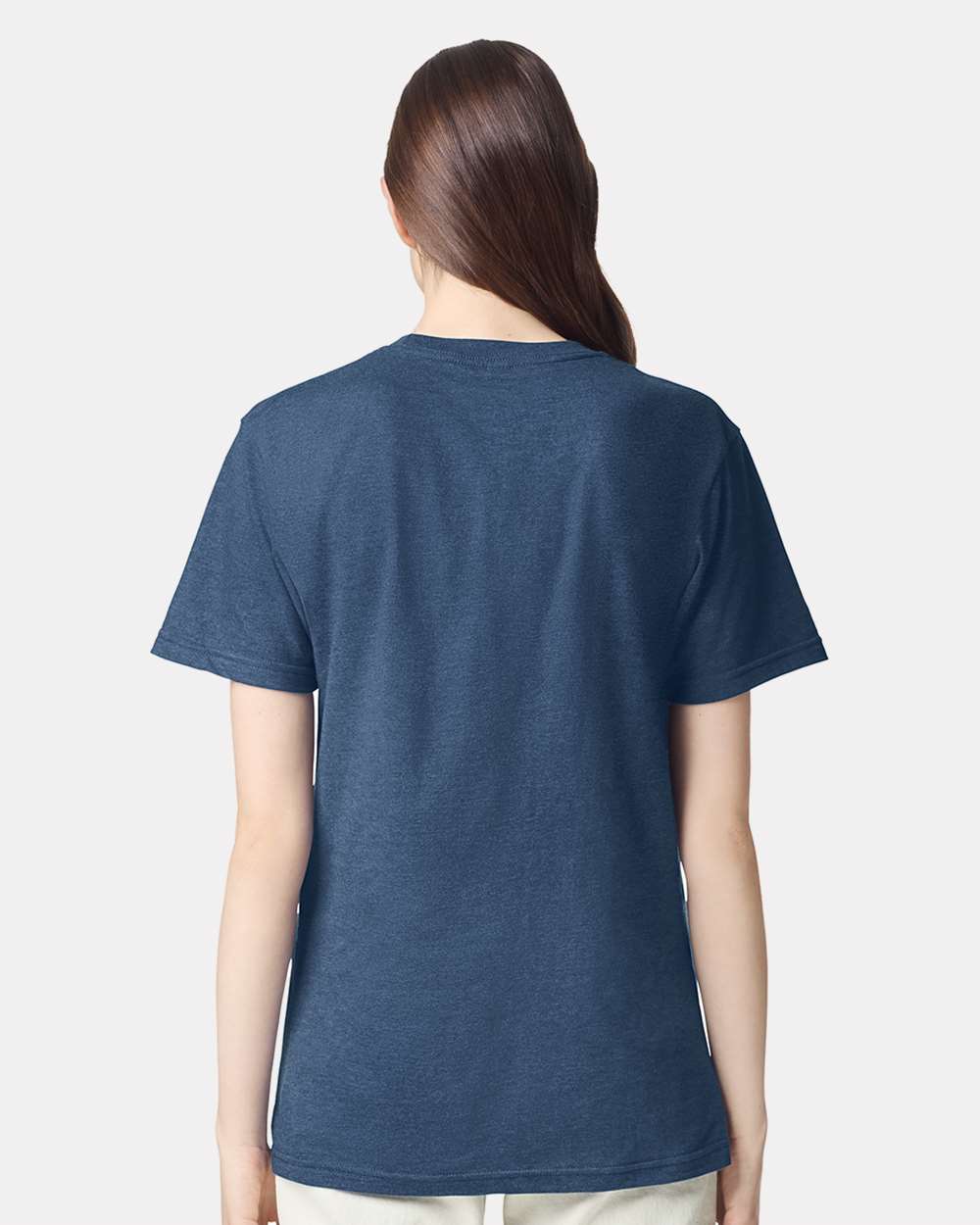 CVC Tee - OnModelBack - B08527643 - Heather Sea Blue