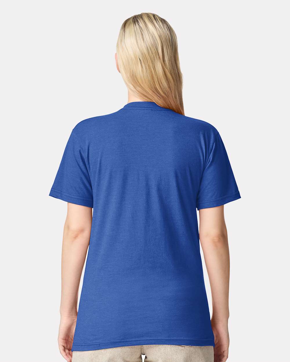 CVC Tee - OnModelBack - B08527773 - Heather Royal Blue