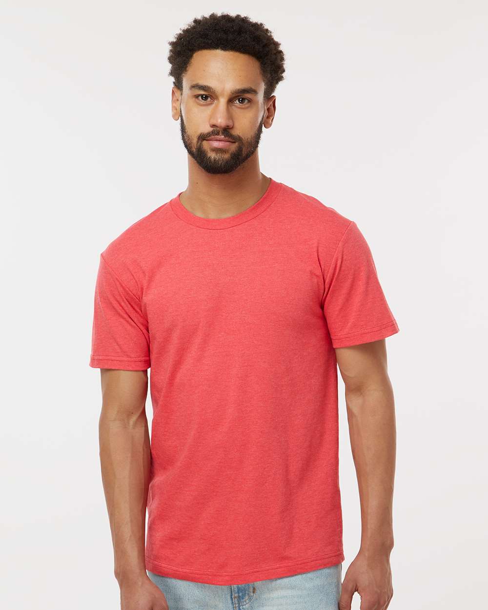 CVC Tee - OnModelFront - B08527123 - Heather Red