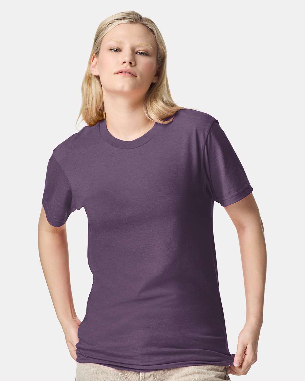 CVC Tee - OnModelFront - B08527553 - Heather Grape