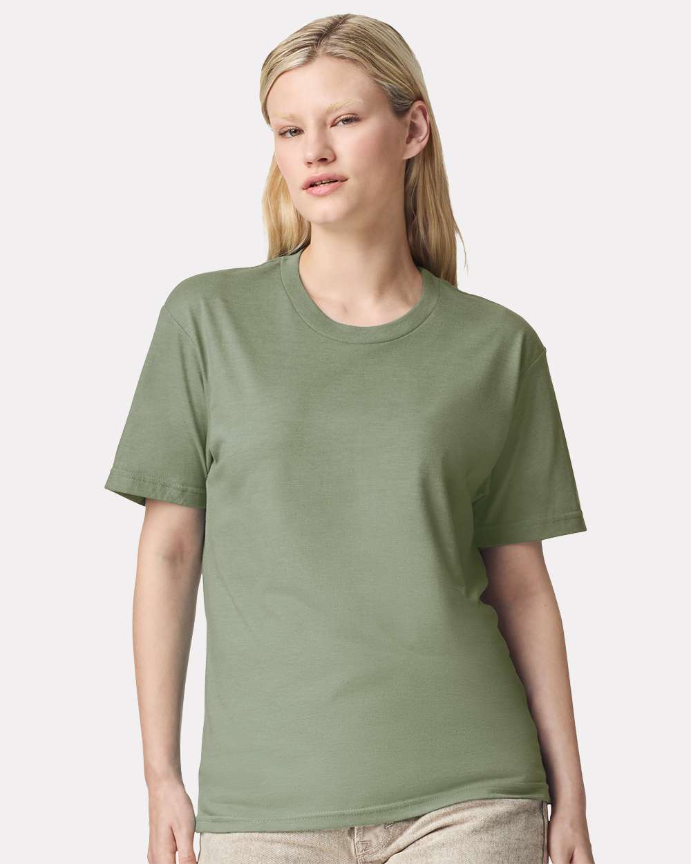 CVC Tee - OnModelFront - B08527603 - Heather Sage