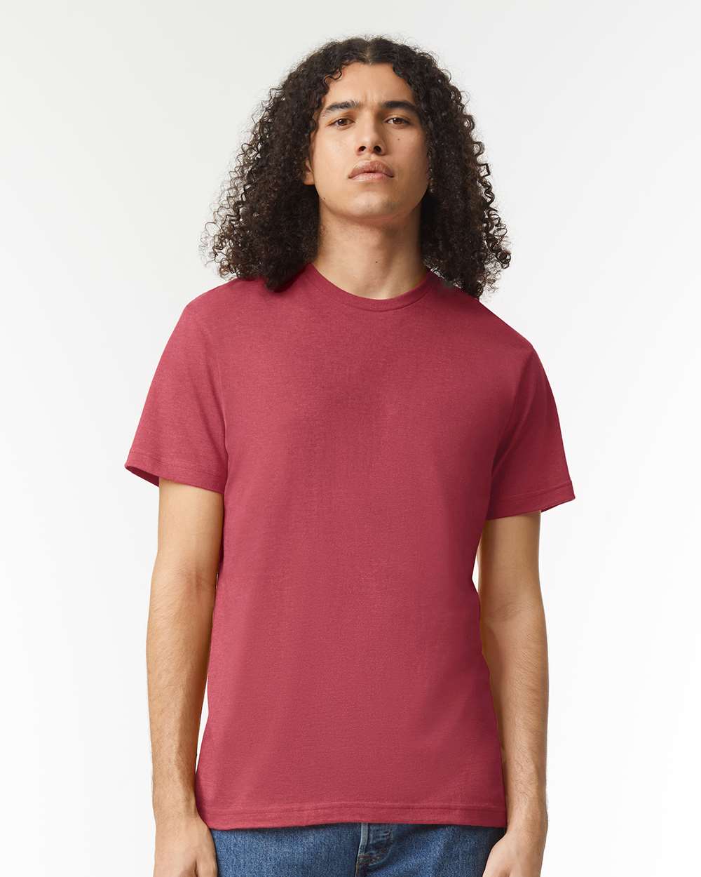 CVC Tee - OnModelFront - B08527703 - Heather Cardinal