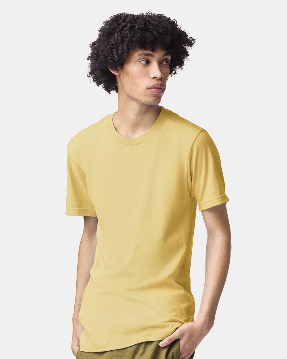 CVC Tee - OnModelFront - B08527743 - Heather Yellow