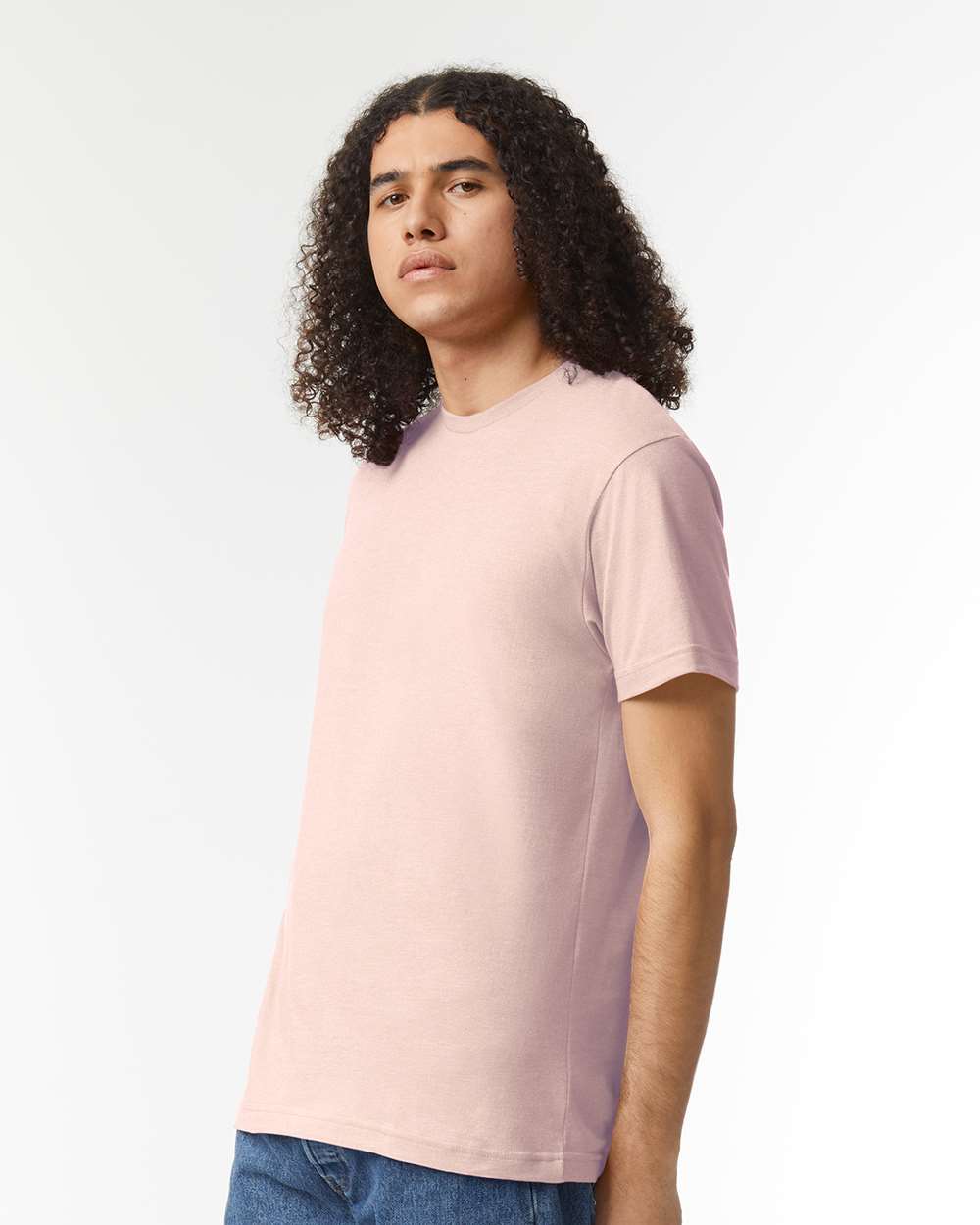 CVC Tee - OnModelSide - B08527303 - Heather Blush