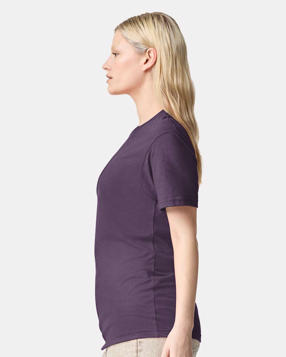 CVC Tee - OnModelSide - B08527553 - Heather Grape
