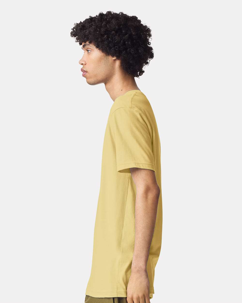 CVC Tee - OnModelSide - B08527743 - Heather Yellow