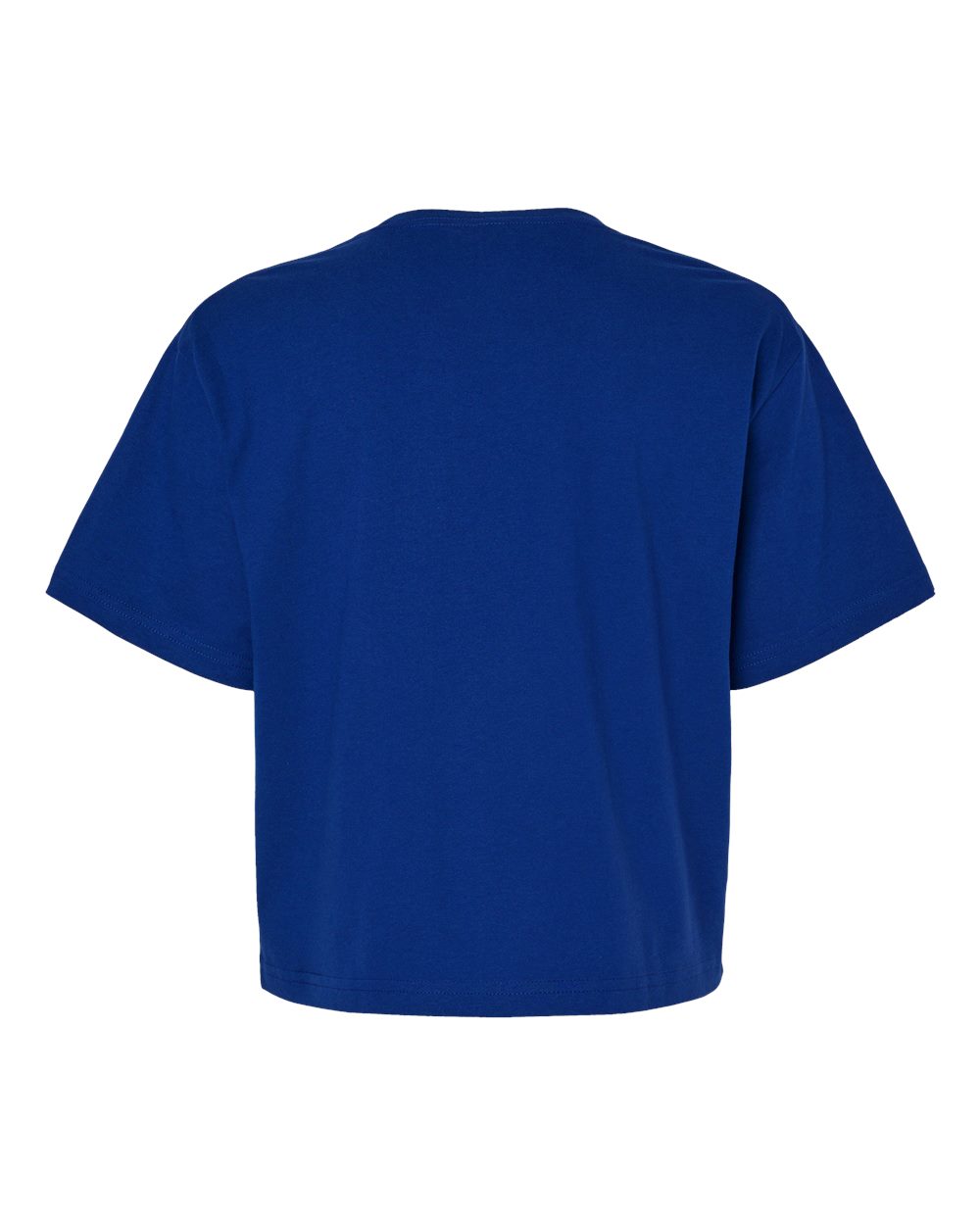 Women's Fine Jersey Boxy Tee - Back - B02427253 - Lapis