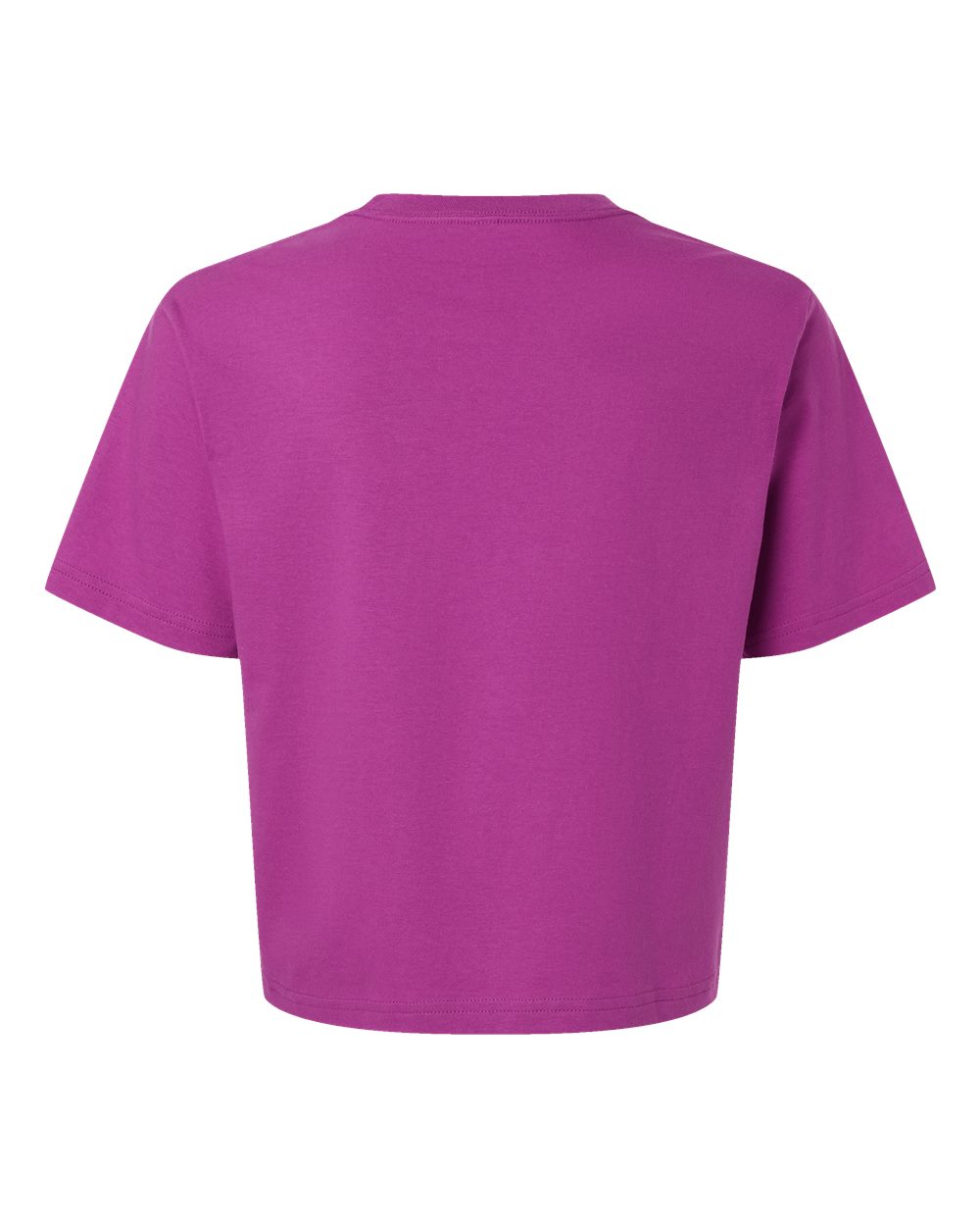 Women's Fine Jersey Boxy Tee - Back - B02427303 - Super Pink