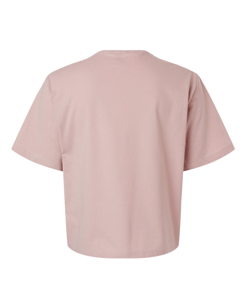 Women's Fine Jersey Boxy Tee - Back - B02427323 - Blush