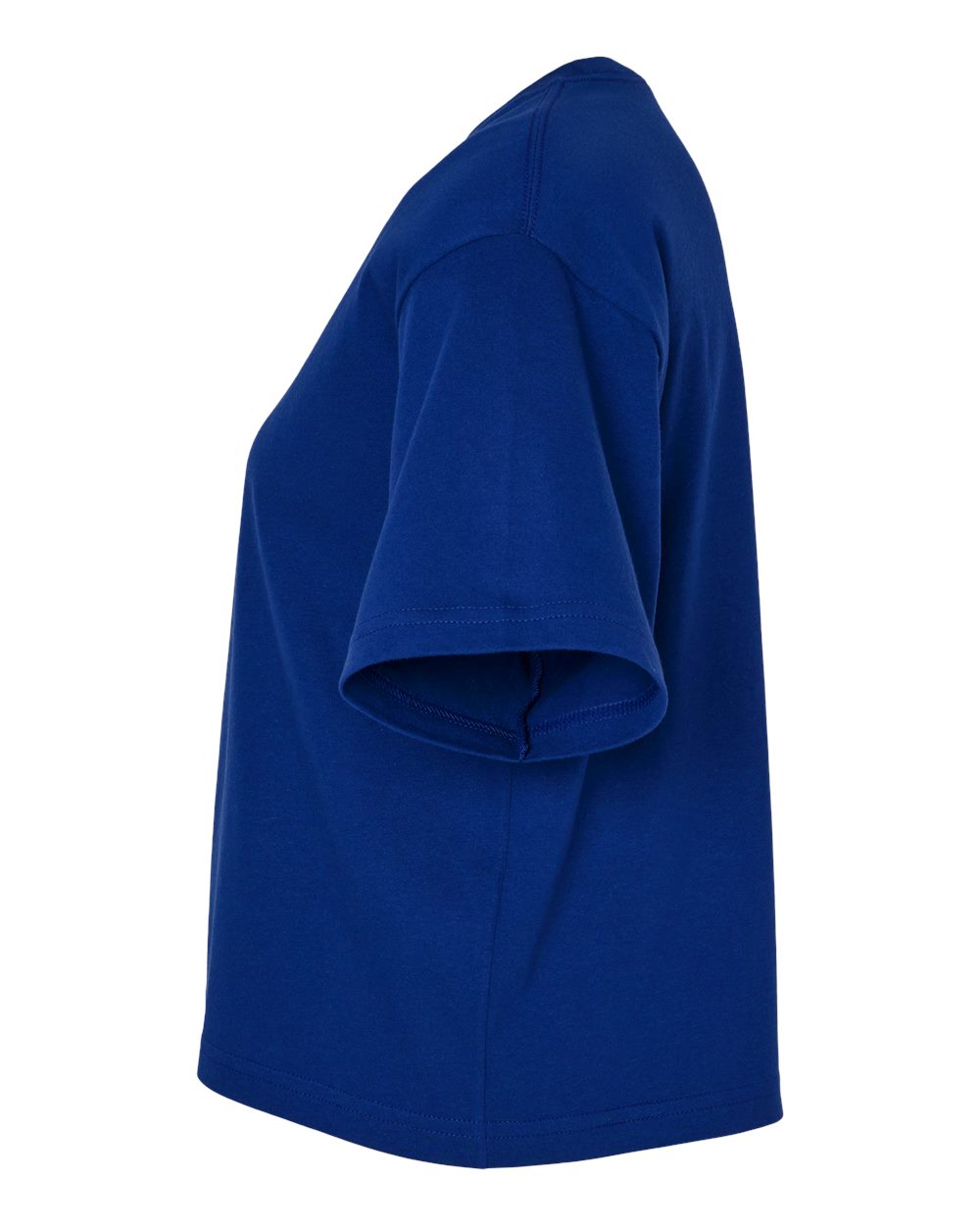 Women's Fine Jersey Boxy Tee - DirectSide - B02427253 - Lapis
