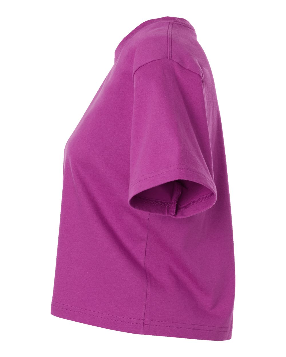 Women's Fine Jersey Boxy Tee - DirectSide - B02427303 - Super Pink