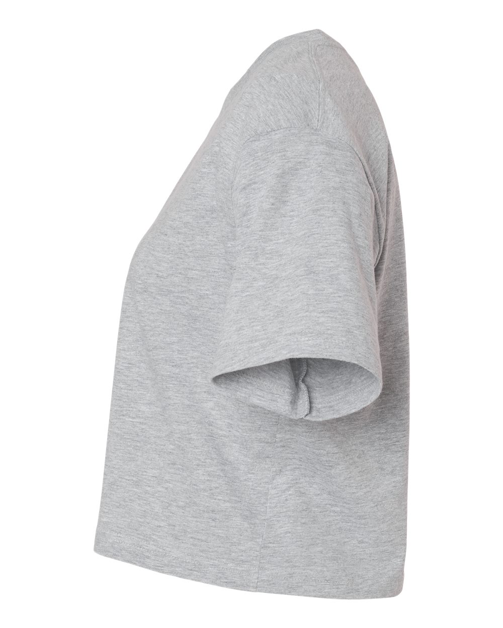 Women's Fine Jersey Boxy Tee - DirectSide - B02427583 - Heather Grey