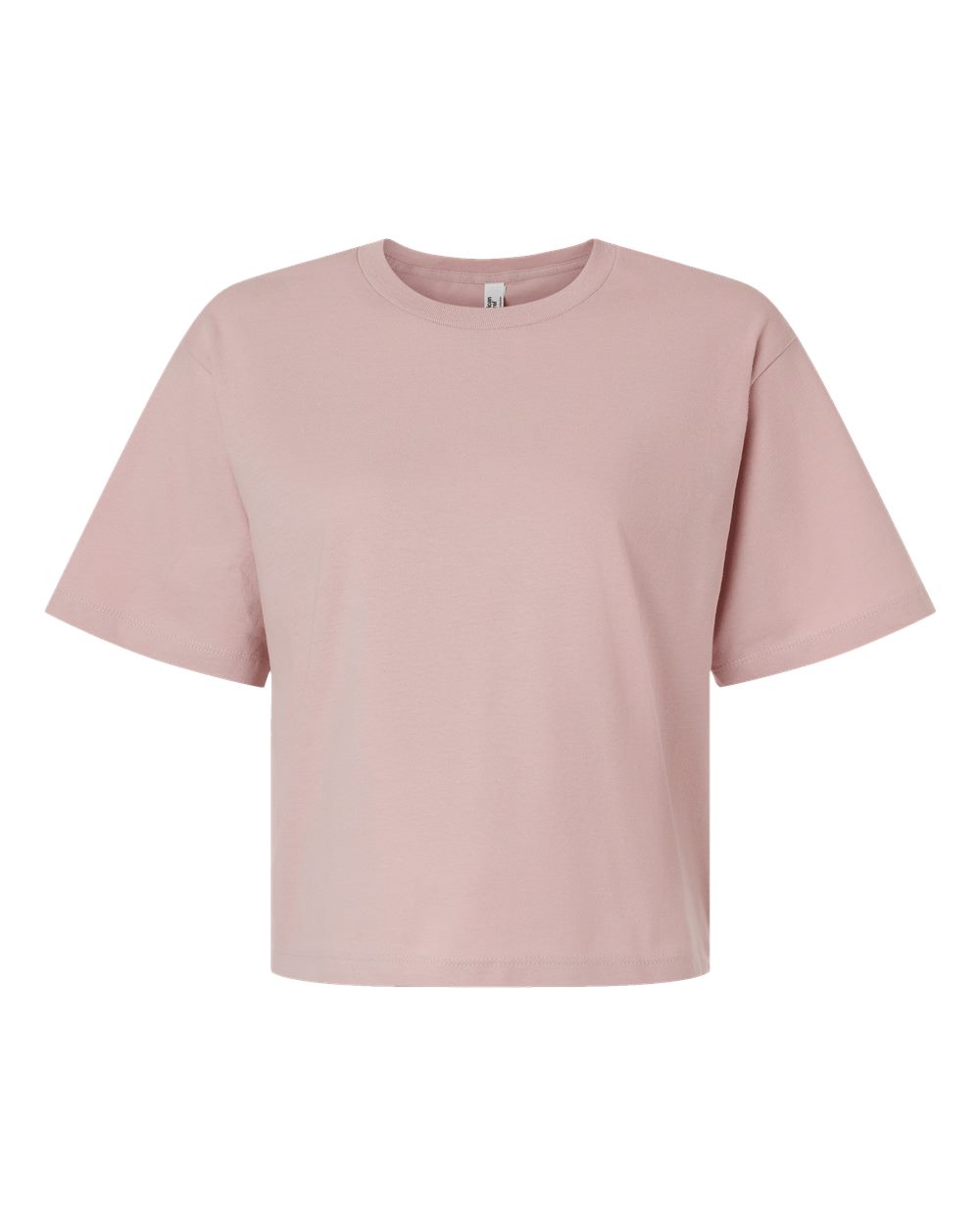 Women's Fine Jersey Boxy Tee - Front - B02427323 - Blush