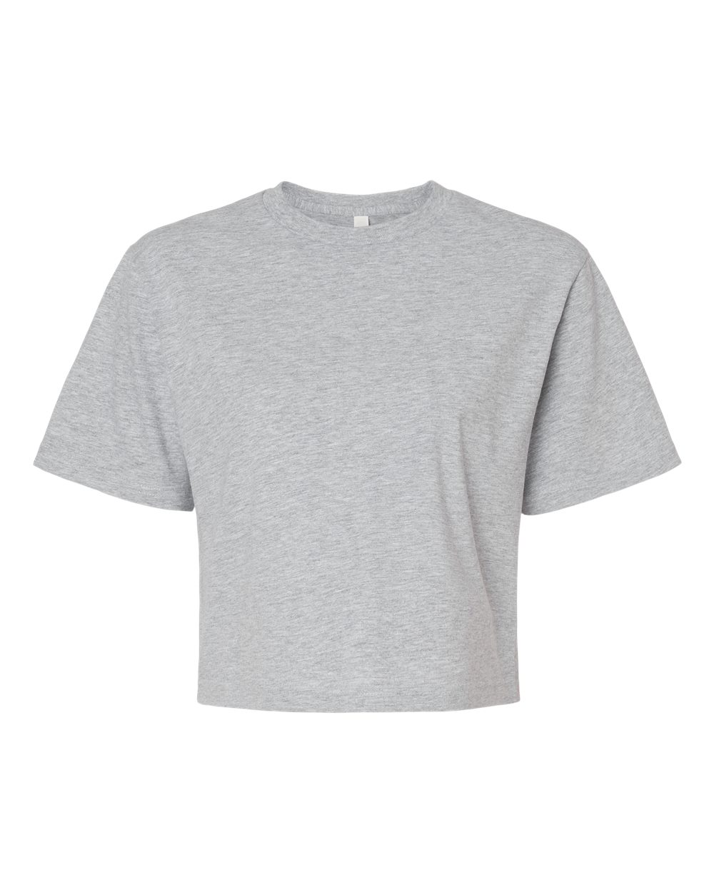 Women's Fine Jersey Boxy Tee - Front - B02427583 - Heather Grey