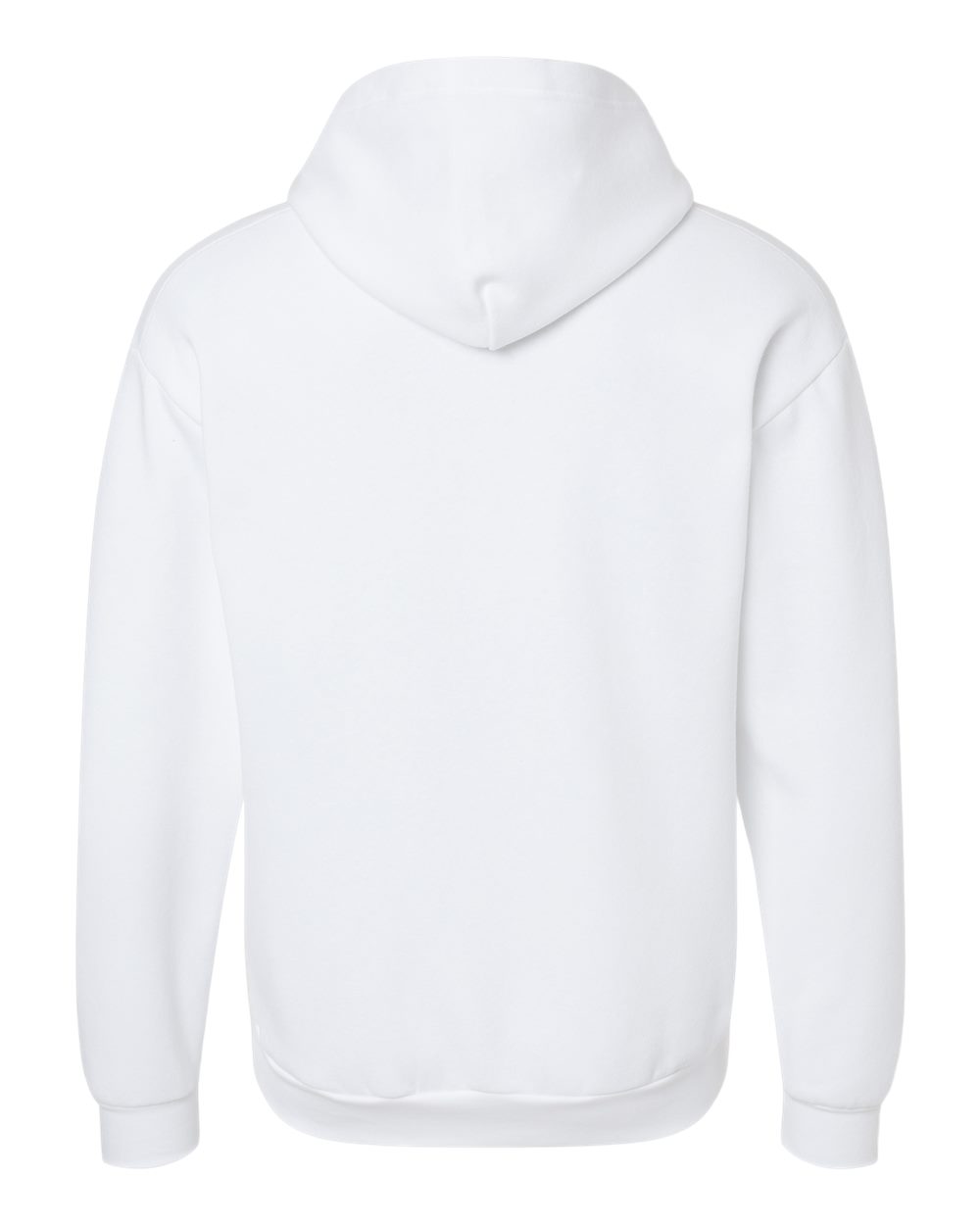 Unisex ReFlex Fleece Hoodie - Back - B02527002 - White