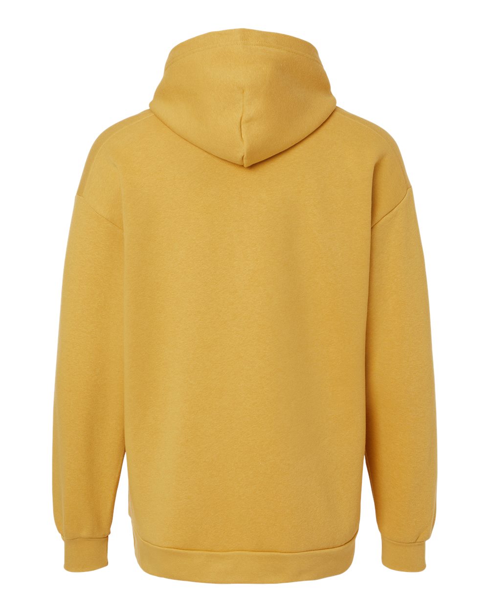 Unisex ReFlex Fleece Hoodie - Back - B02527122 - Mustard