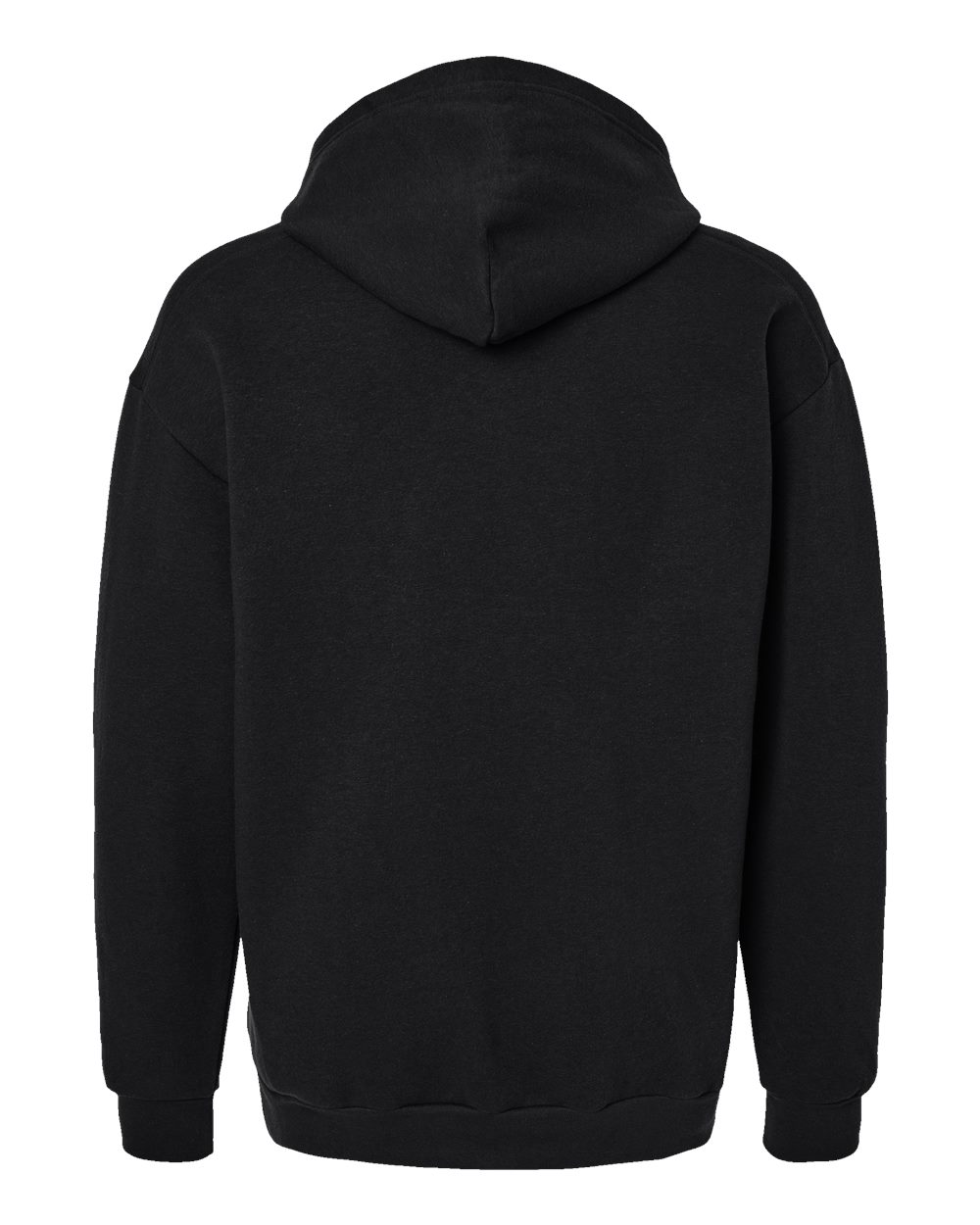 Unisex ReFlex Fleece Hoodie - Back - B02527502 - Black