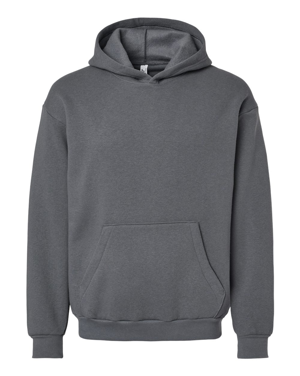 Unisex ReFlex Fleece Hoodie - Front - B02527092 - Asphalt