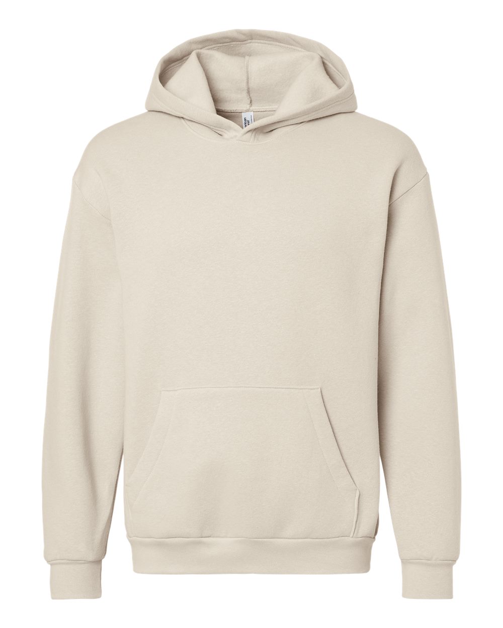 Unisex ReFlex Fleece Hoodie - Front - B02527242 - Bone