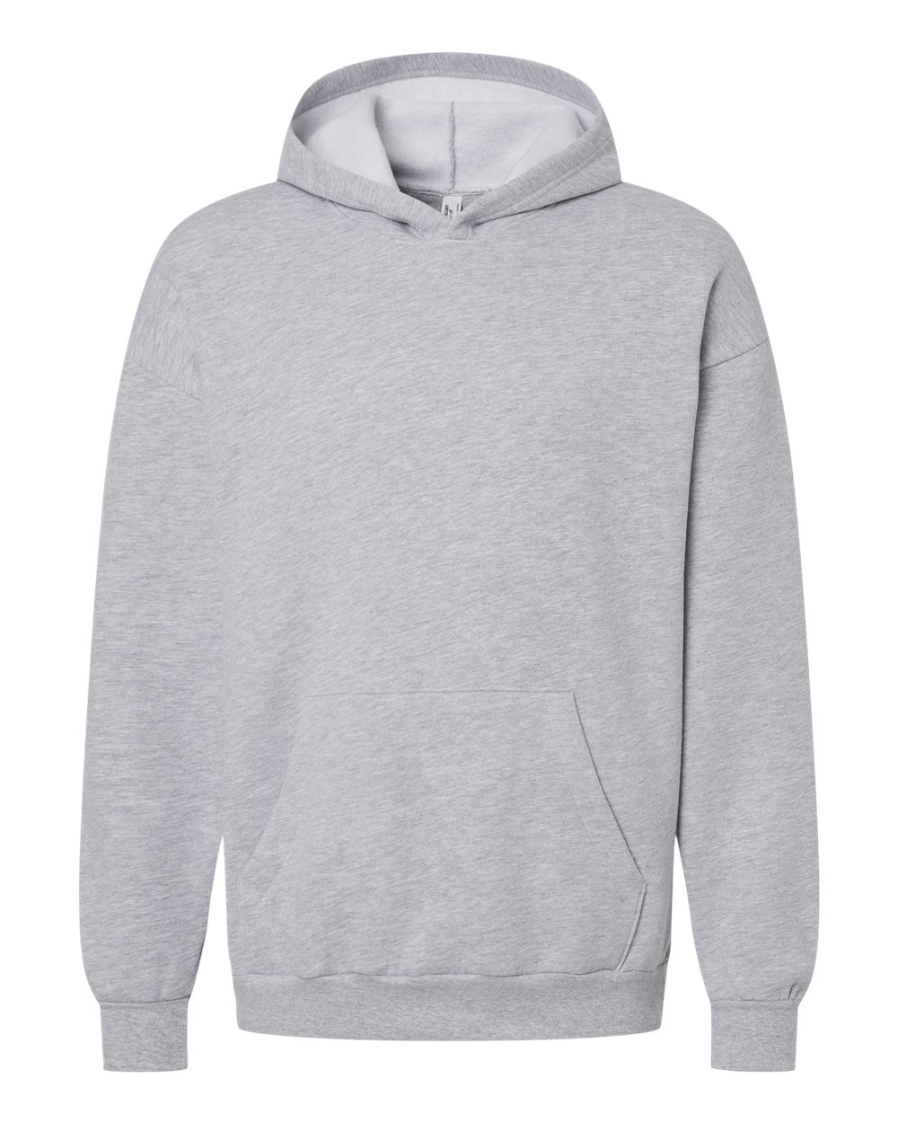 Unisex ReFlex Fleece Hoodie - Front - B02527582 - Heather Grey