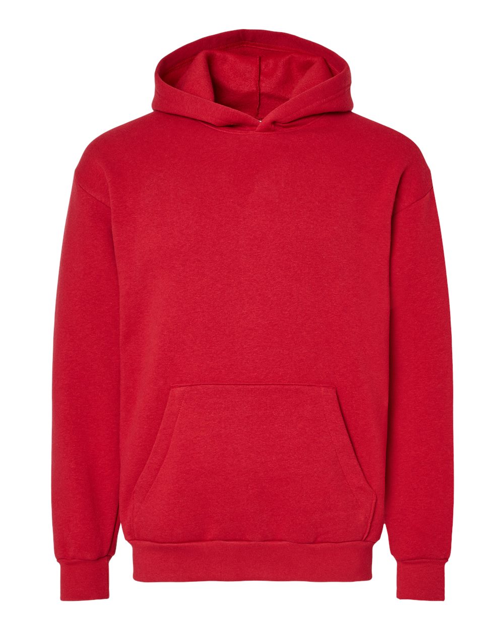 Unisex ReFlex Fleece Hoodie - Front - B02527702 - Cardinal