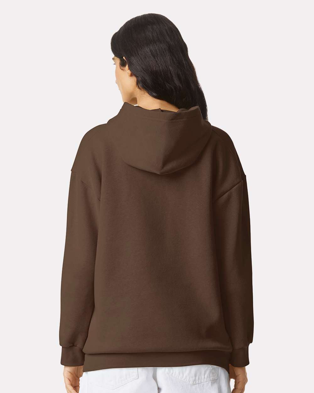 Unisex ReFlex Fleece Hoodie - OnModelBack - B02527552 - Brown