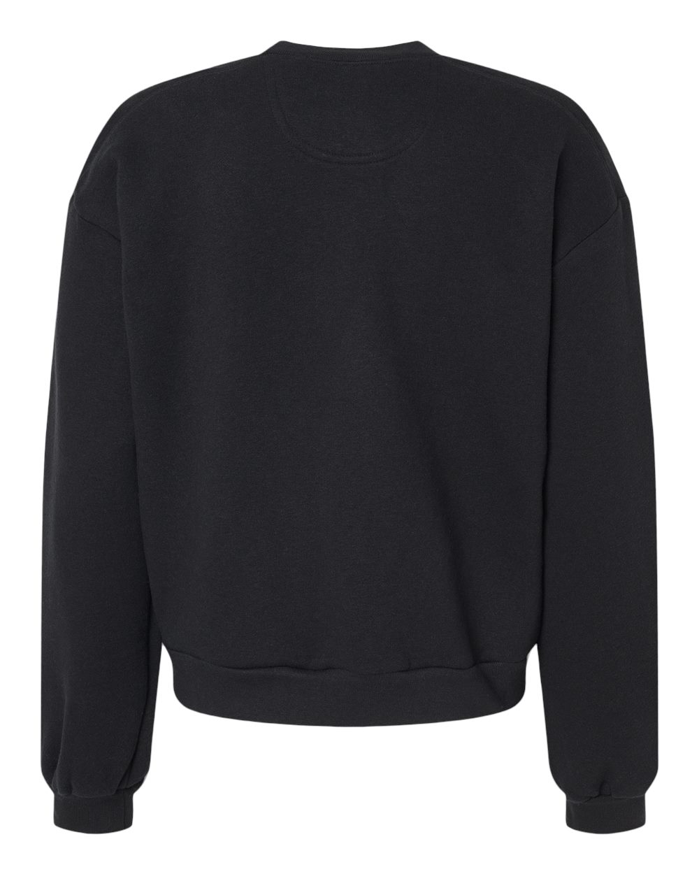 Women's ReFlex Fleece Crewneck Sweatshirt - Back - B02827503 - Black