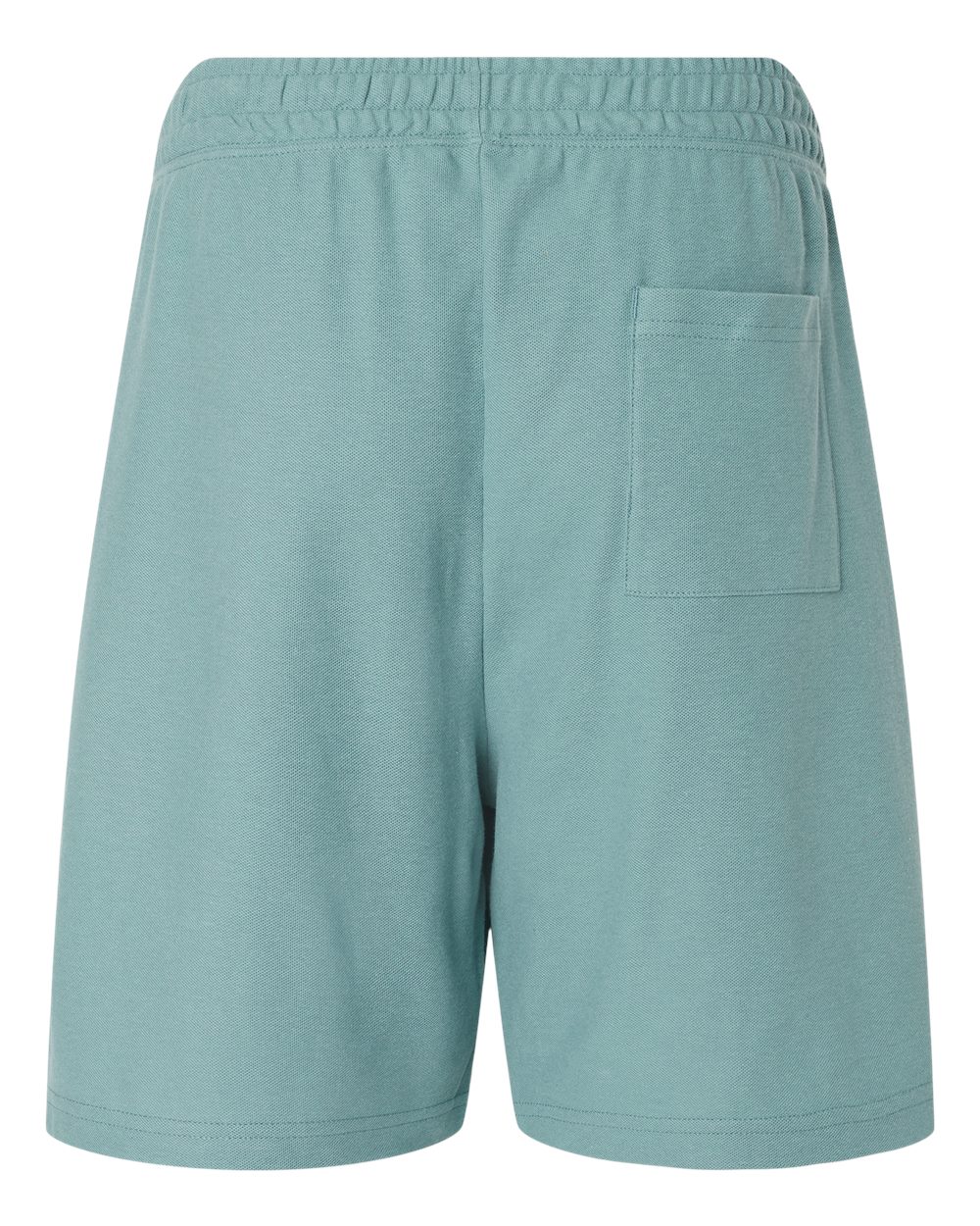 Unisex Pique Gym Shorts - Back - B03127253 - Arctic