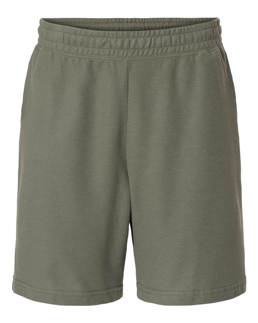 Unisex Pique Gym Shorts - Front - B03127913 - Lieutenant
