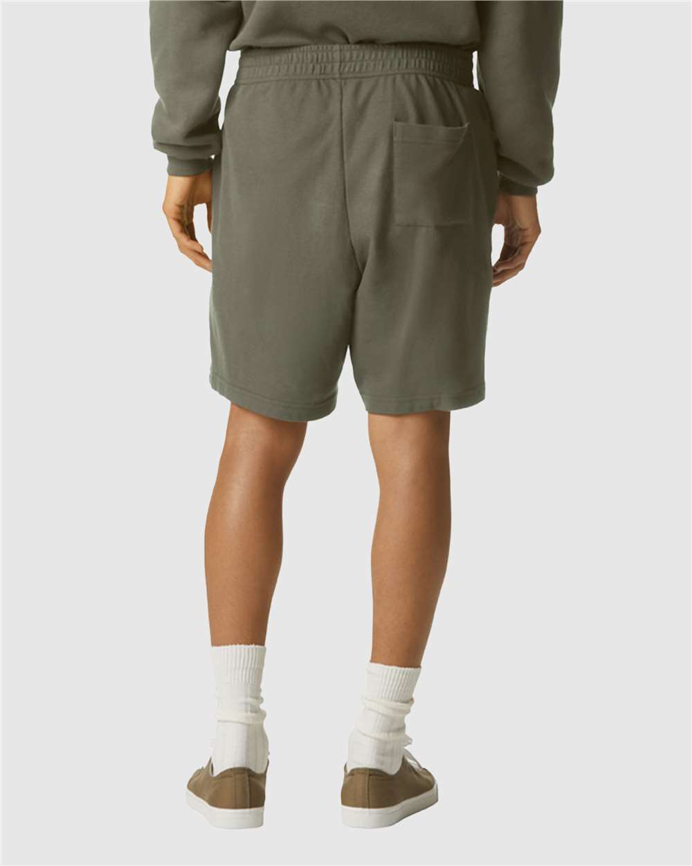 Unisex Pique Gym Shorts - OnModelBack - B03127913 - Lieutenant