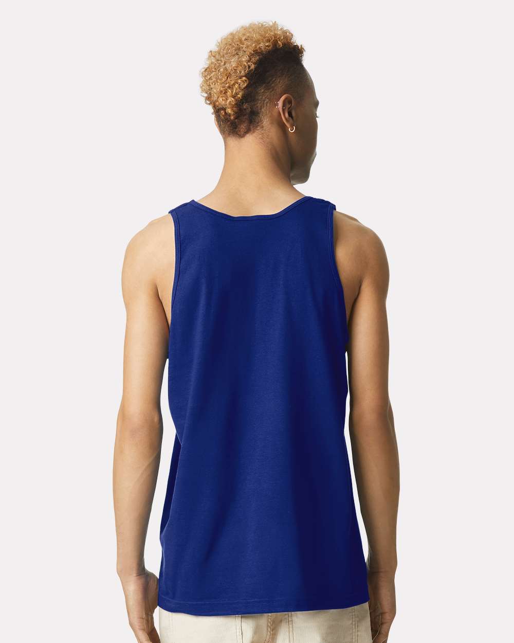 Fine Jersey Tank - OnModelBack - B00827211 - Lapis