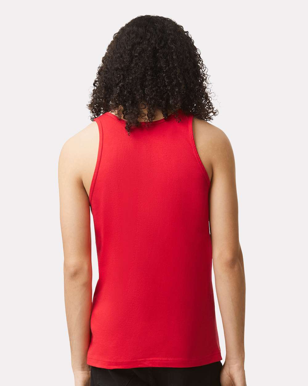 Fine Jersey Tank - OnModelBack - B00827702 - Red