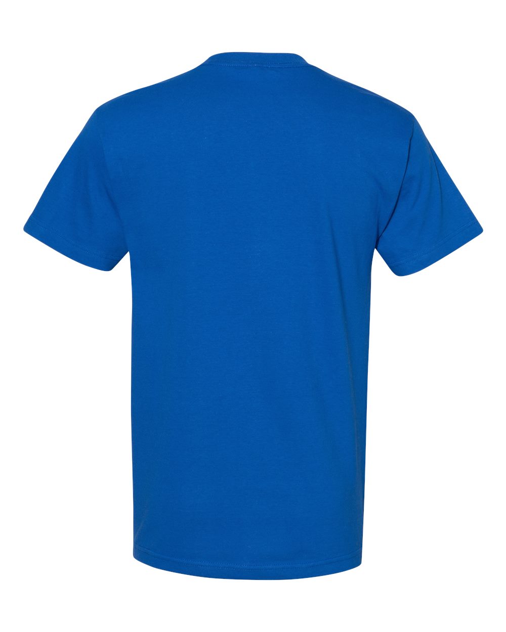 Unisex Heavyweight Cotton Tee - Back - B10027753 - Royal Blue