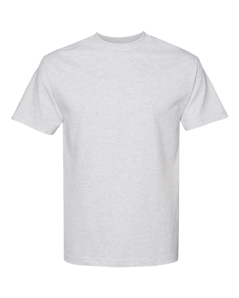 Unisex Heavyweight Cotton Tee - Front - B10027023 - Ash Grey