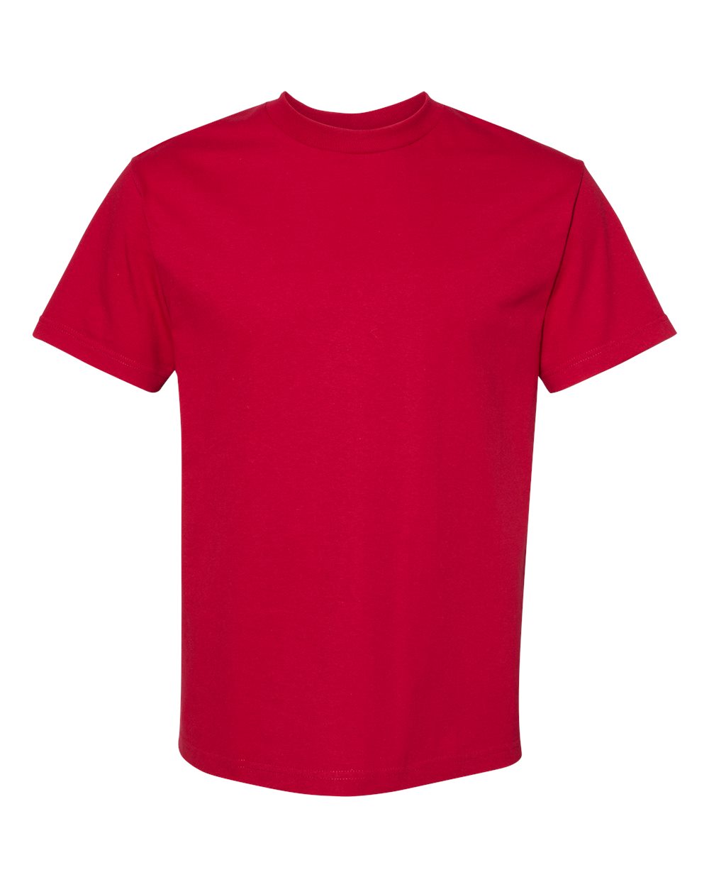 Unisex Heavyweight Cotton Tee - Front - B10027703 - Cardinal