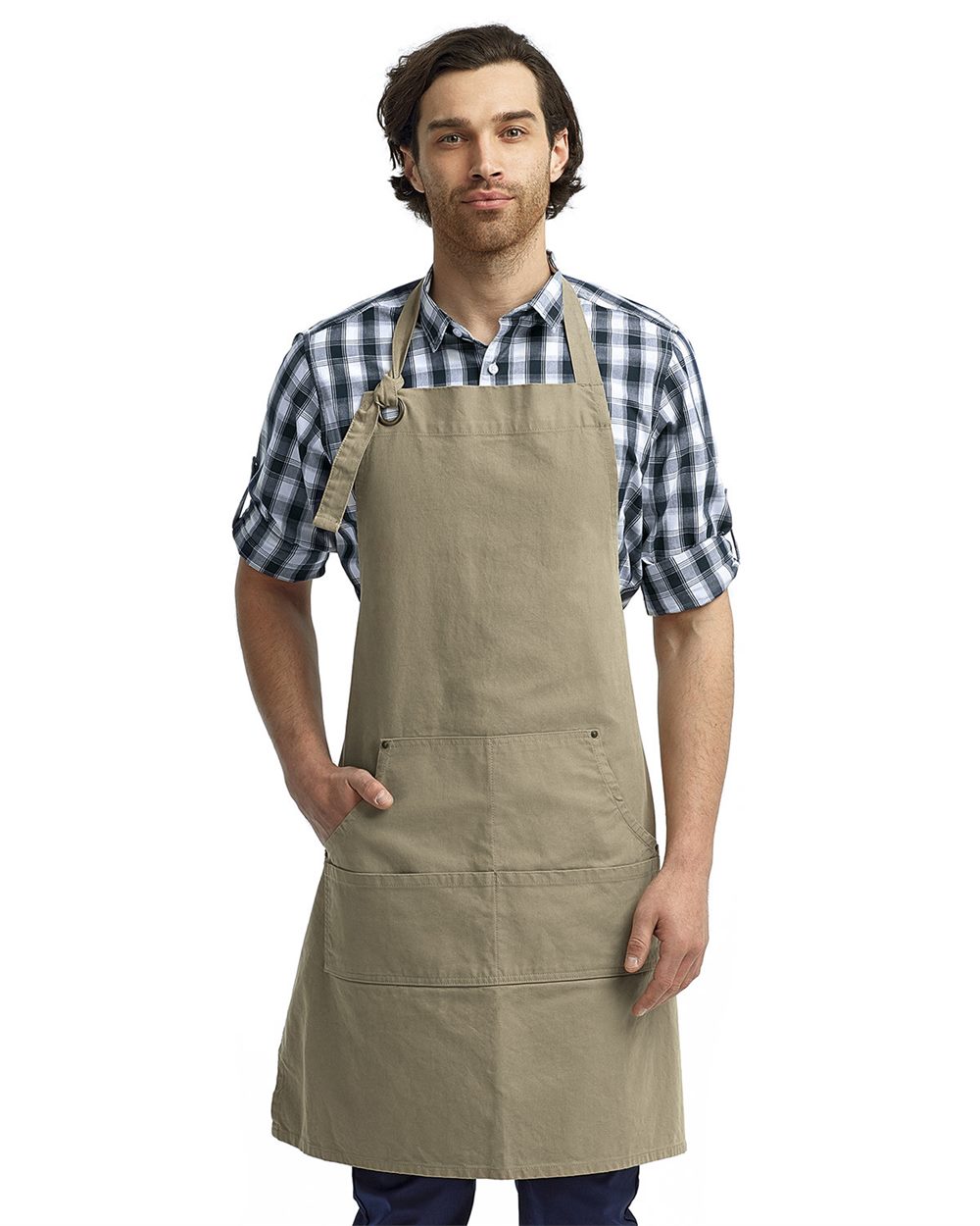 Calibre Heavy Canvas Apron with Pocket - styleImage