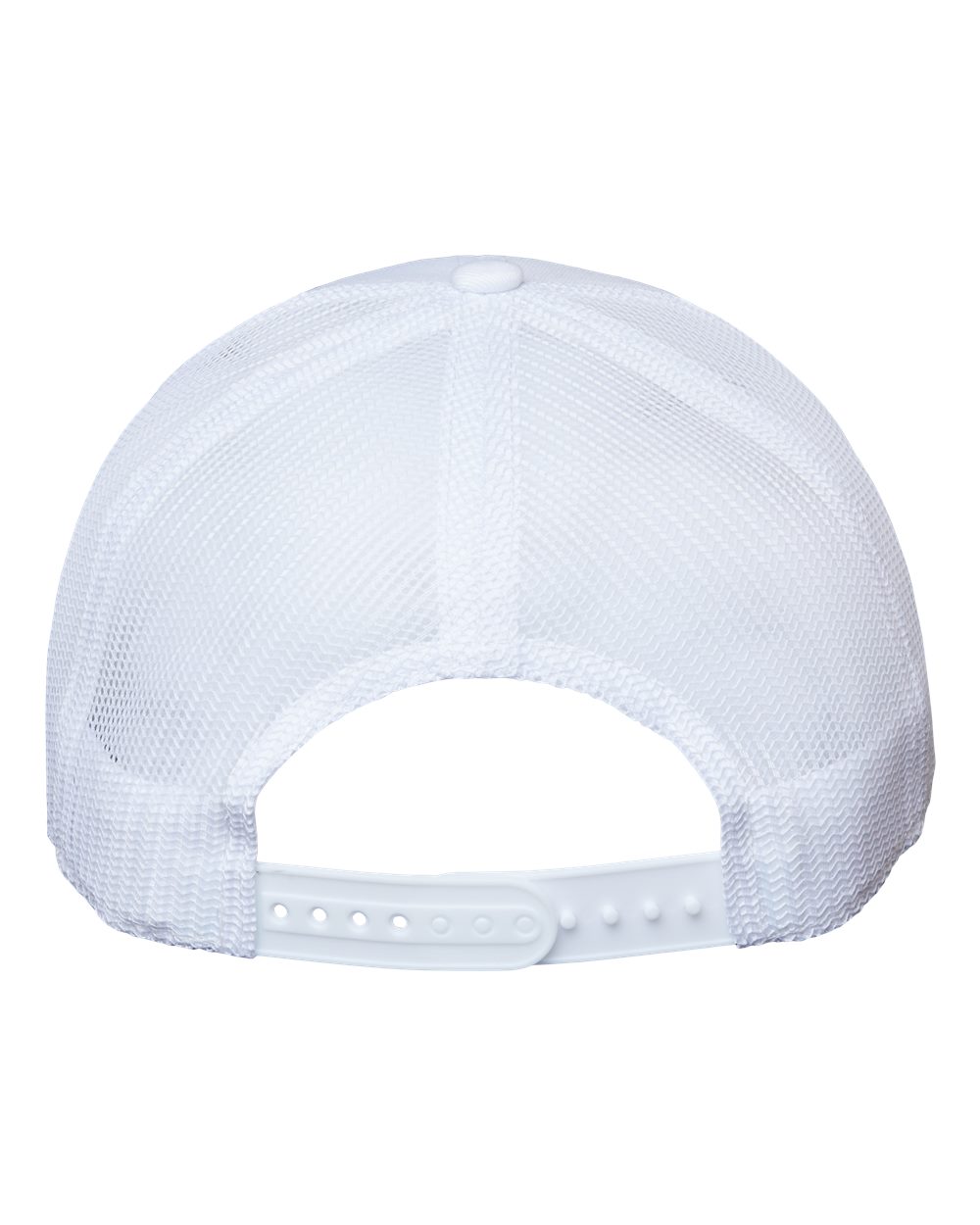 Sustainable Trucker Cap - Back - B97995000 - White/ White