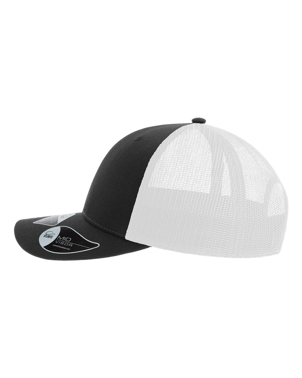 Sustainable Trucker Cap - DirectSide - B97995520 - Black/ White